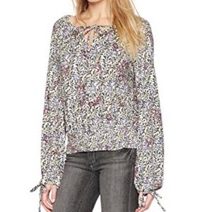 Lucky Brand ☘️ Floral Peasant Top